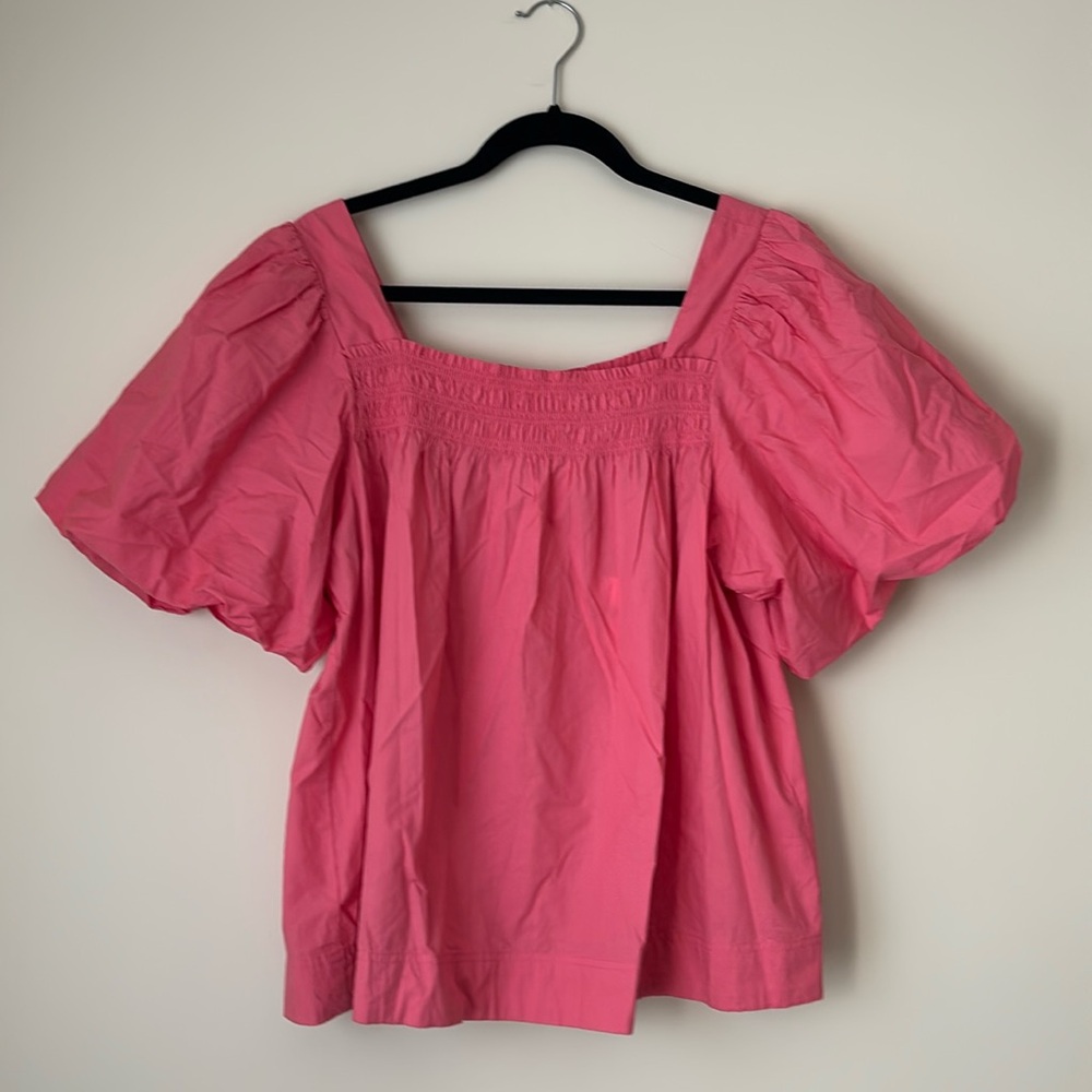 Anthropologie pink top